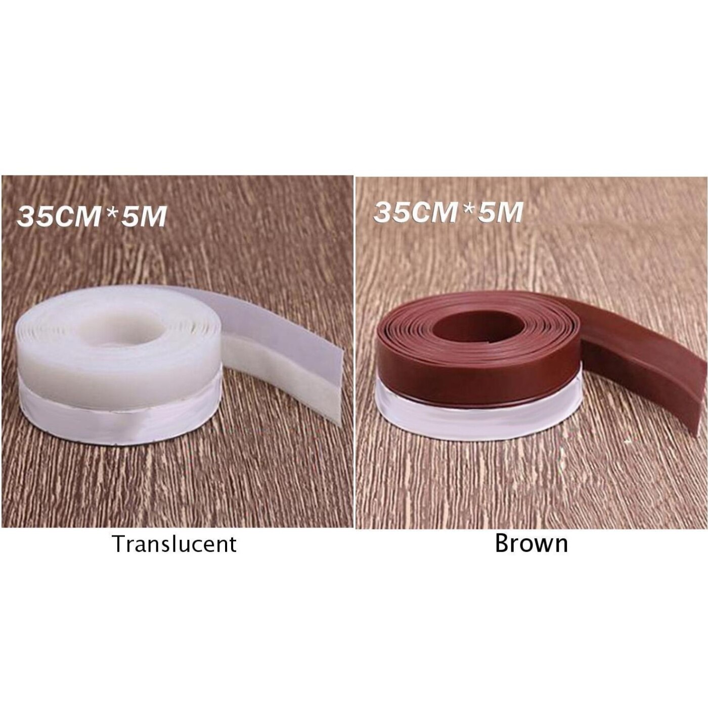 Nder Door Sweep Weather Stripping Door Bottom Seal Strip Draft Wind Stopper 5M