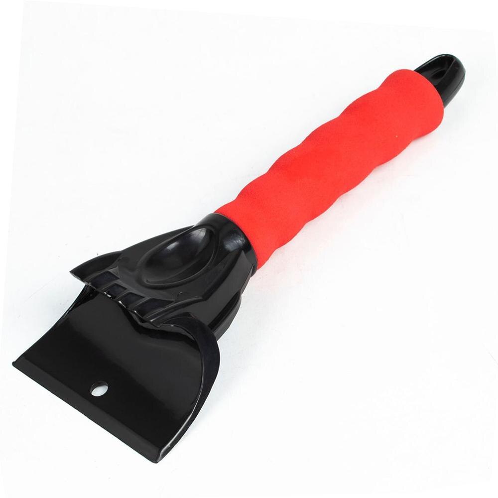 Plastic Ice Scraper Snow Shovel Windshield Auto Defrosting Car Winter Snow Removal Cleaning Tool Ice Scrape: Red