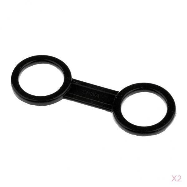 MagiDeal confezione da 2 fermi per custode per Snorkeling in Silicone a doppio anello per immersioni subacquee maschera per Snorkeling Snorkel Keeper