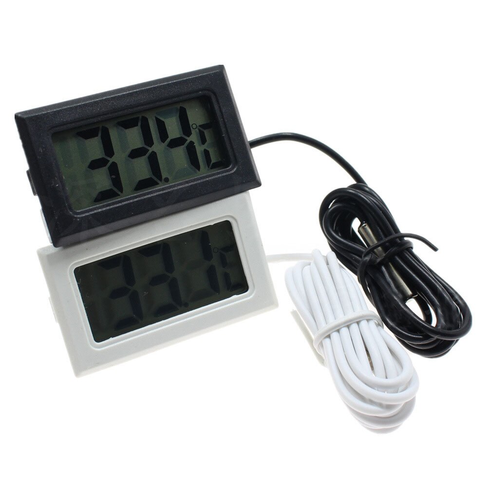 1pc Digital Electronic LCD Thermometer Instruments Temperature Sensor Pyrometer Water Temperature Meter With Waterproof Probe