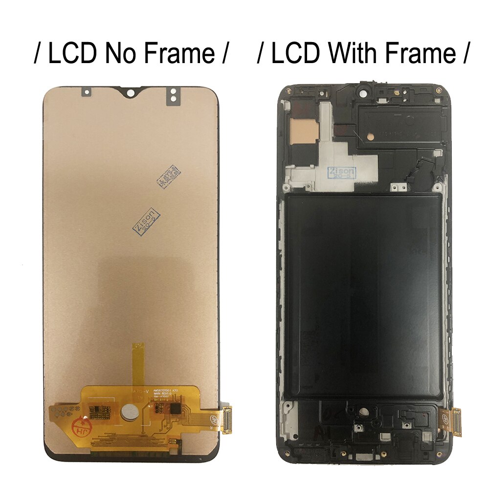 A CRISTALLI LIQUIDI Per SAMSUNG Galaxy A80 A70 A60 A50 A40 A30 A20 A10 2019 Display + Frame A10s A20s A30s LCD touch Screen Digitizer Assembly