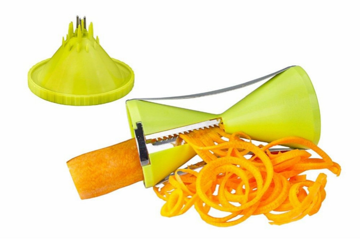 Plantaardige Spiralizer Rasp Plantaardige Spiral Slicer Cutter voor Wortel Komkommer Courgette Kitchen Tools Koken Gadgets