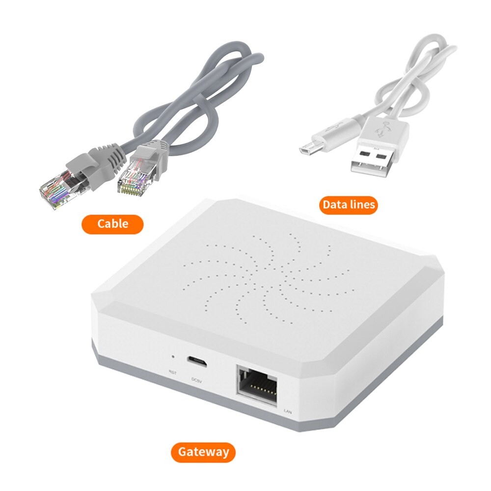 Tuya ZigBee 3.0 Hub Smart Gateway Hub Smart Home Bridge Smart Life APP Wireless Remote Controller Works with Alexa Google Home: Wired Hub