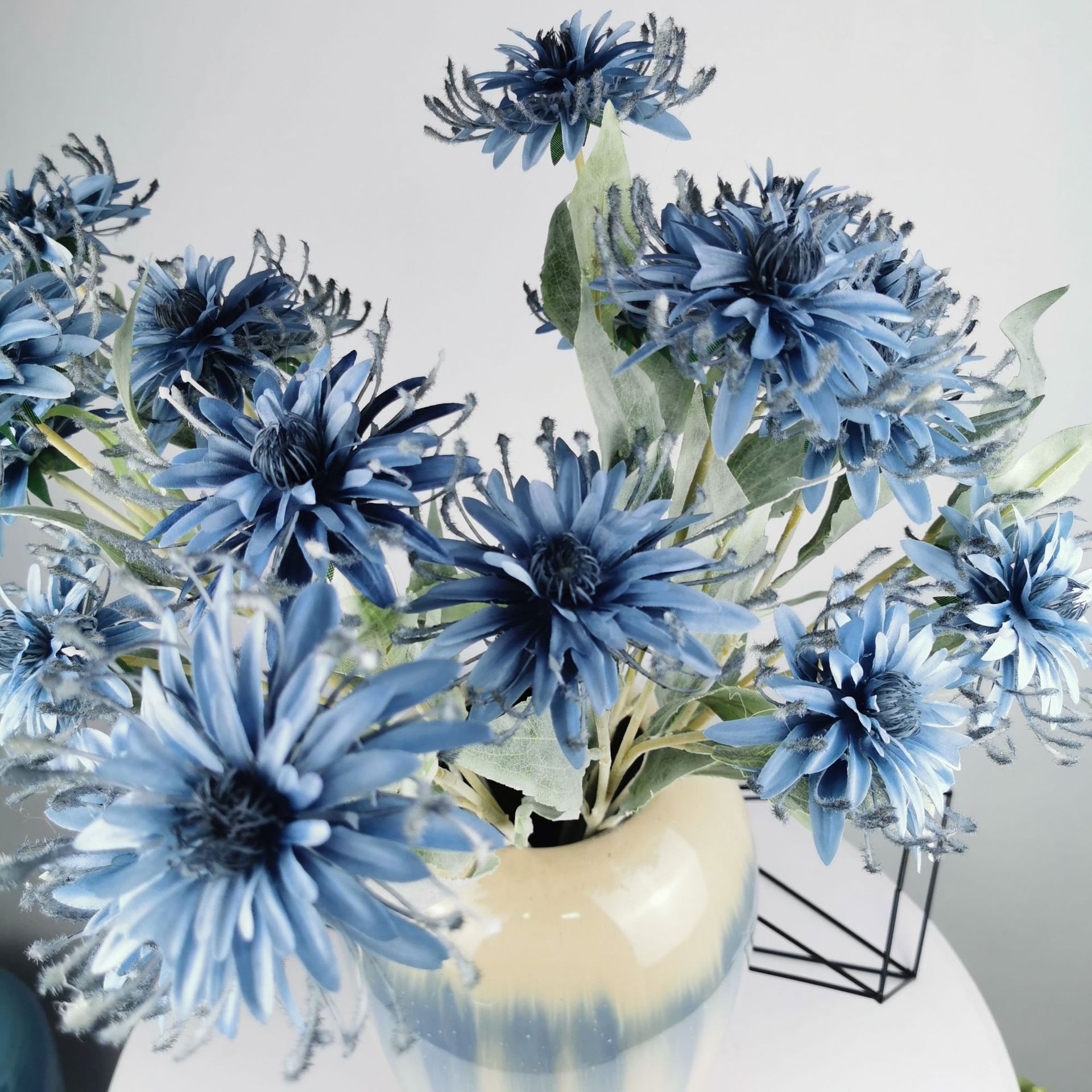 Simulation flower Nordic autumn false flower 3 heads of cosmopolitan flower arrangement bouquet matching art flower arrangement