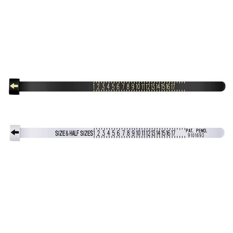 Ringmaat, vingermaat, mannen- en vrouwenmaten, sieradenaccessoiremeter