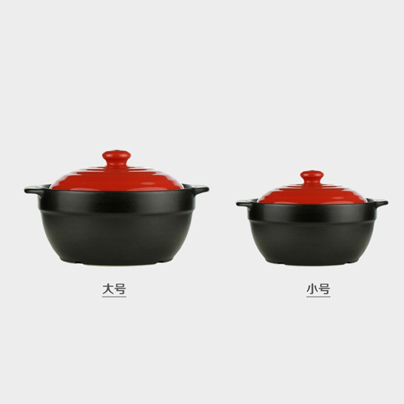 High Temperature Resistant Casserole Korean Simple Color Glaze Soup Pot Chinese Healthy Delicious Without Cracking