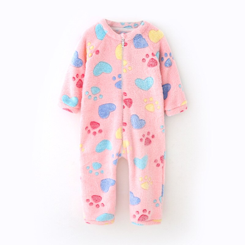 Art Pyjama schlafsack Neugeborenen Jungen Mädchen Klettern Kleidung kigurumi für freundlicher bademantel Kind Pyjama für mädchen nachtwäsche: Rosa / 12M