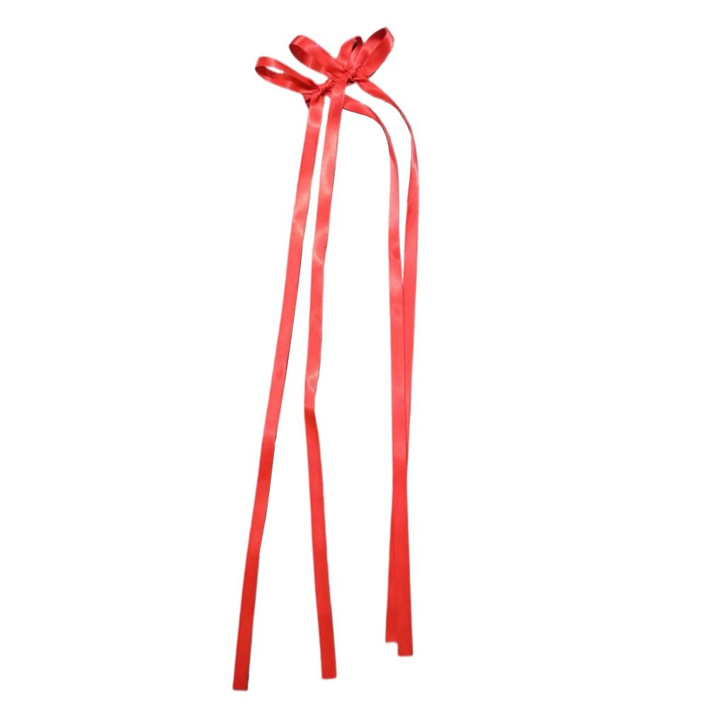 Strik Haarclip Satijnen Lint Bobby Pin Effen Hoofdband Vlechten Haar Tool Schattig Ballet Lente Haarspeldjes Kawaii Haarspelden: Zilver