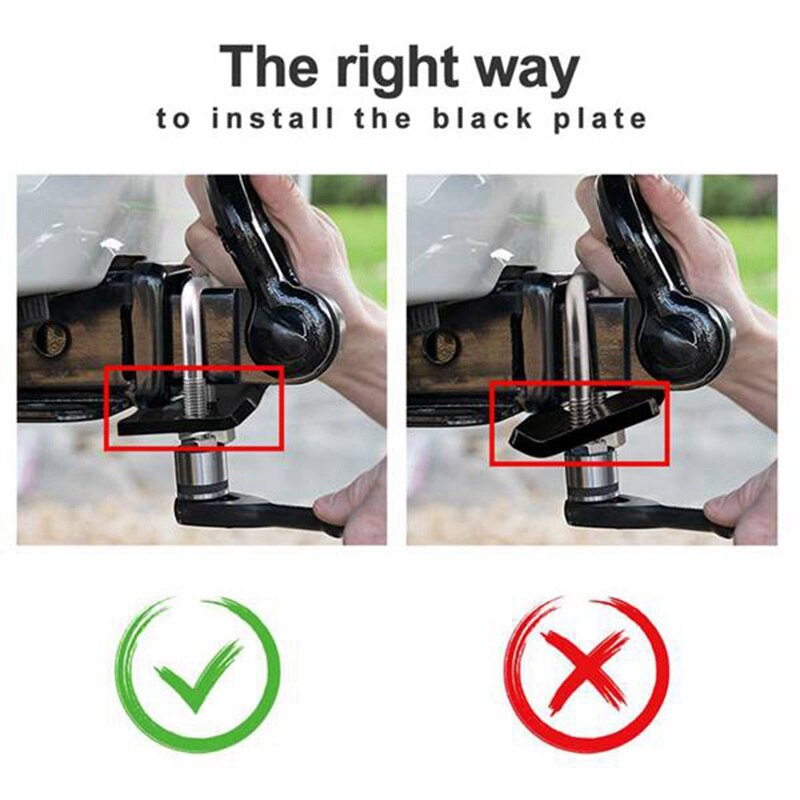 zaczep napinacz anty grzechotka stabilizator stalowy ciężki obowiązek rdza wolna zacisk holowniczy 2 Cal