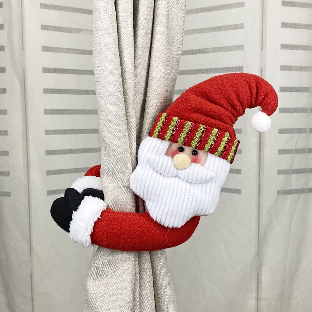 Husholdning jul gardin klips dekorasjon år gardin spenne hengende ornament julefest jule gardin spenne 1 stk