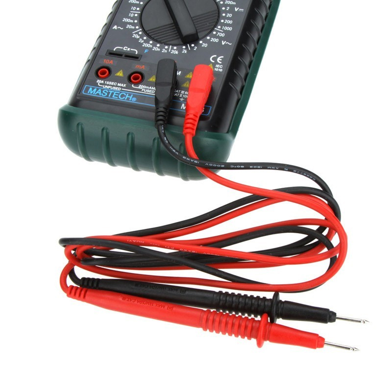 MASTECH – multimètre numérique MY63, 2000 points, DMM, avec capacité de température et testeur hFE, ampèremètre, megohmmètre