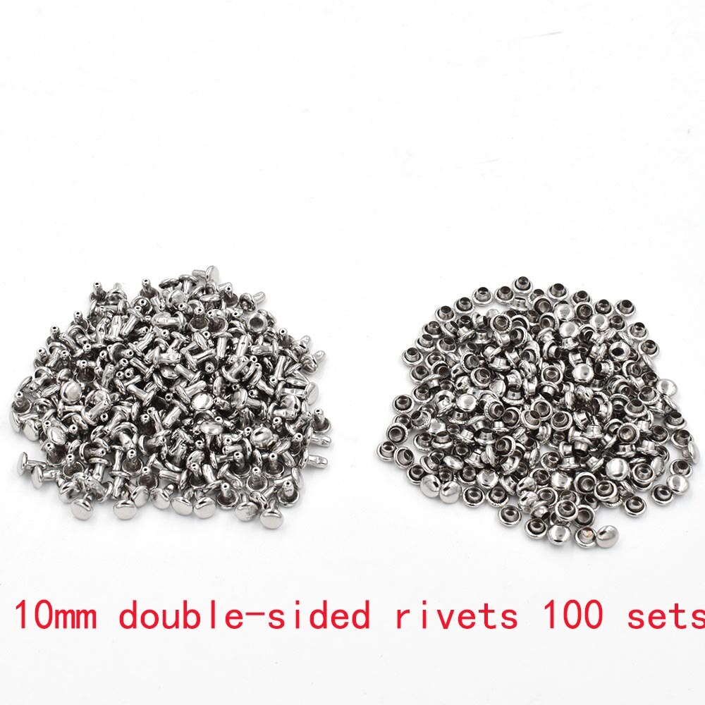 6-10 mm Rivet tools Metal rivet installation tools Snaps Mini installed mold Nail Box accessories: 10mm   100sets