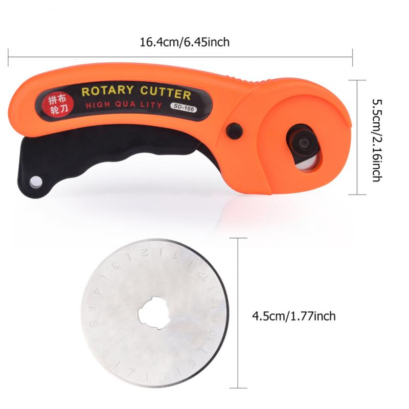 45Mm Rotary Cutter Premium Handleiding Doek Snijden Kookplaat Stof Snijden Craft Tool: Default Title