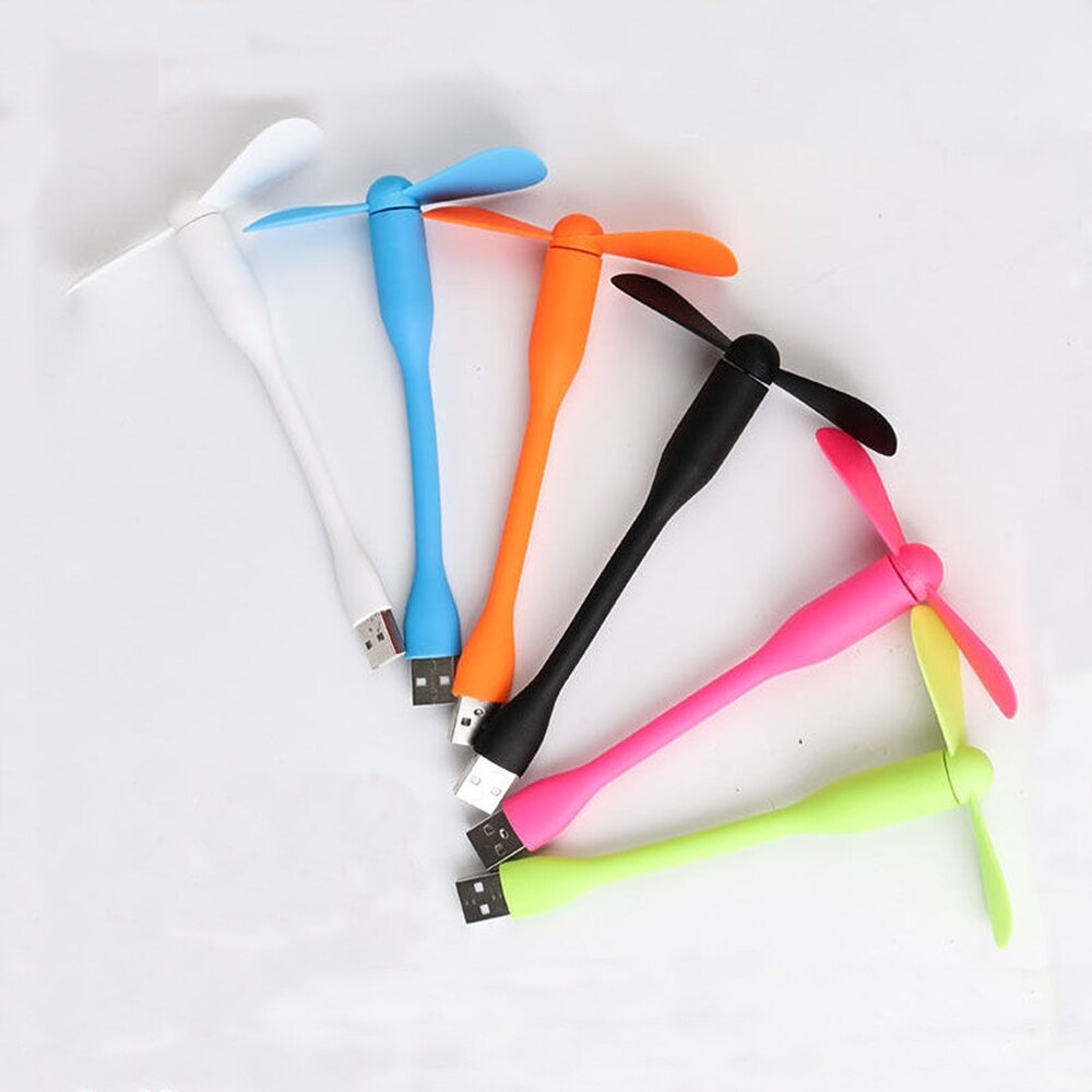 USB Humidifier Fans Electric Portable Small Fans Originality Small Household Electrical Appliances Desktop Electric Fan Random