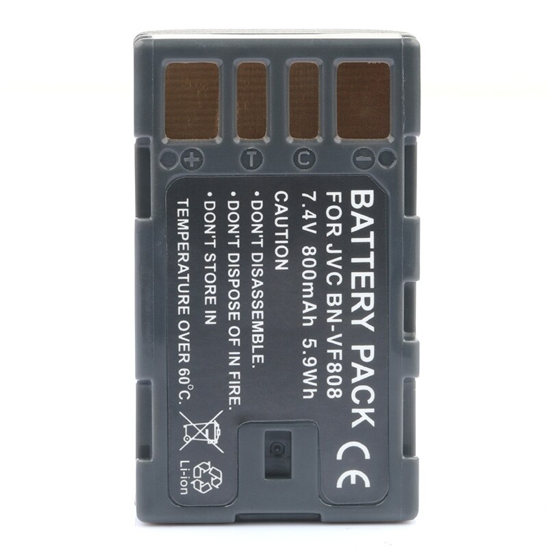 LANFULANG BN-VF808 BN VF808 Battery and Charger Kit for JVC MiniDV and Everio Camcorders BN-VF808AC BN-VF808U BN-VF818 BN-VF818U