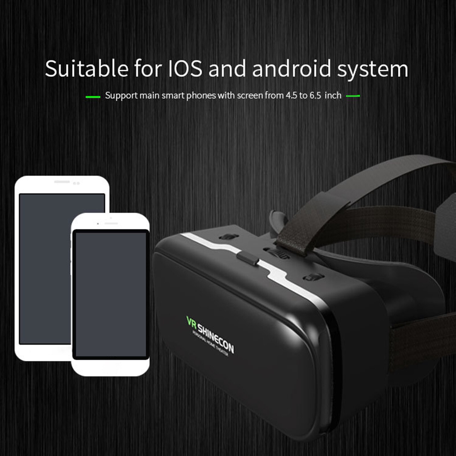 Lunettes 3d de réalité virtuelle 360 films, pour Smartphone, casque Vr avec contrôleur