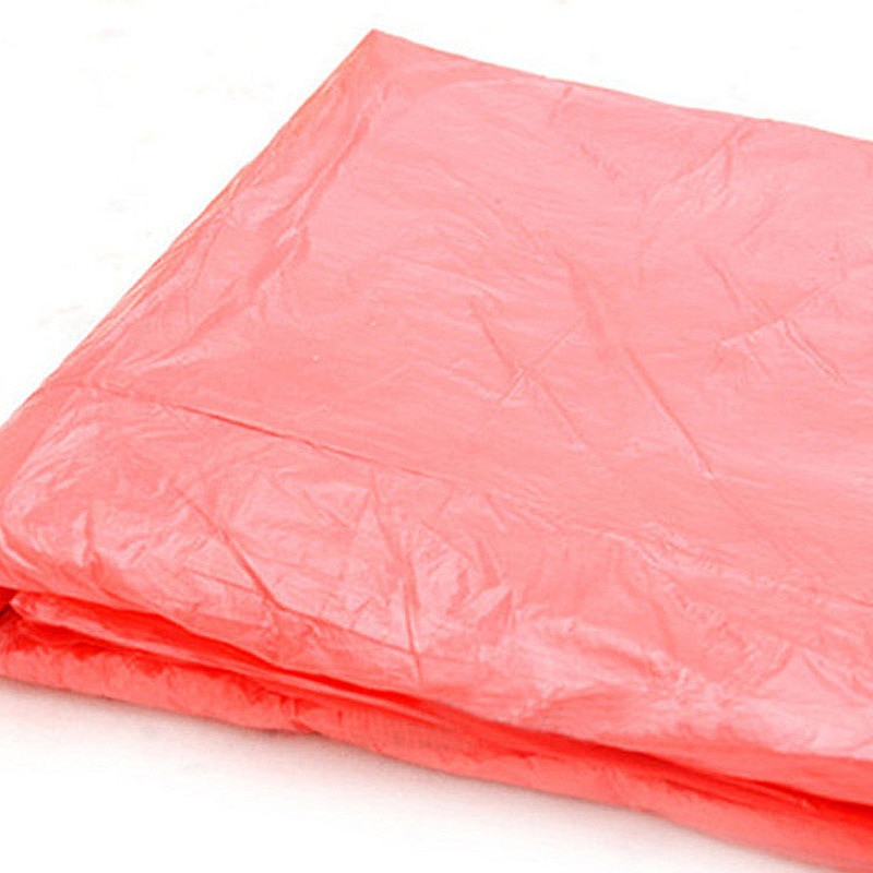 Wegwerp Tafelkleed Huishoudelijke Rechthoekige Huwelijk Dikke Ronde-Tafel Banket Rode Tafelkleed Plastic Film Transparant Wit