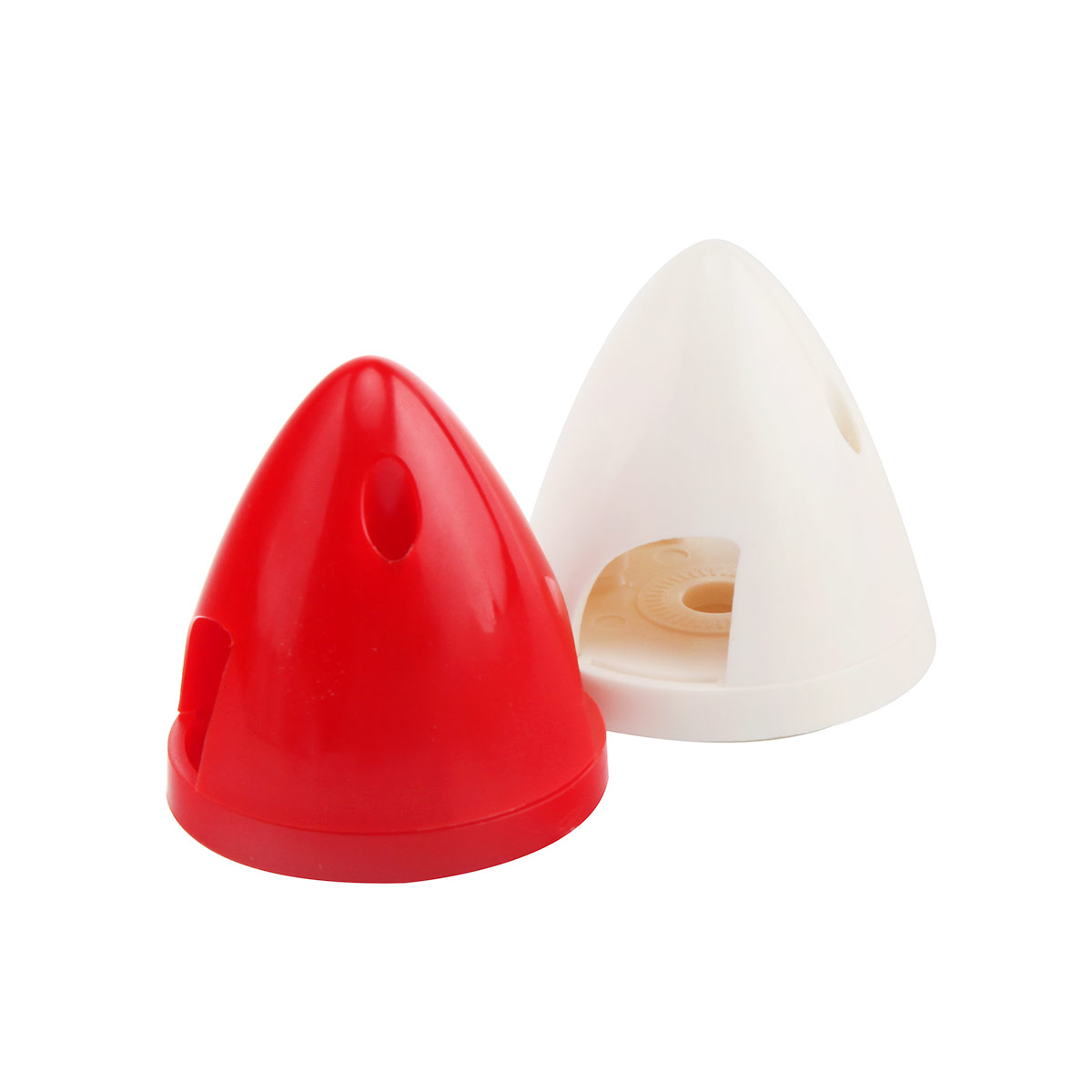 1 pieza de plástico de nailon RC avión hélice Spinner rojo/blanco 1,5 "/1,75"/2 "/2,25"/ 3 "/ 3,25 "/3,5"/3,75 "/4" pulgadas