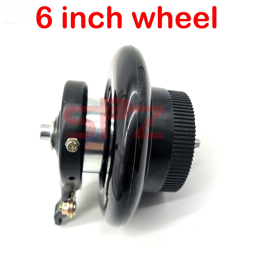 Scooter électrique 6 pouces roue pleine avant et roue arrière avec frein à tambour pour Scooter E