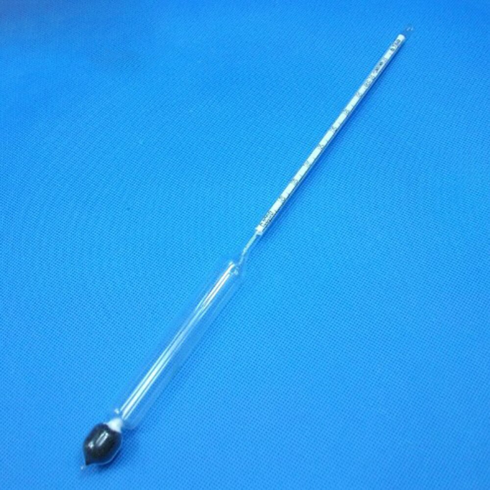 2 stks/partij 0.7-0.8 kg/m3 glas Densitometers glas vloeistof hydrometer densimeter Dichtheid Meter