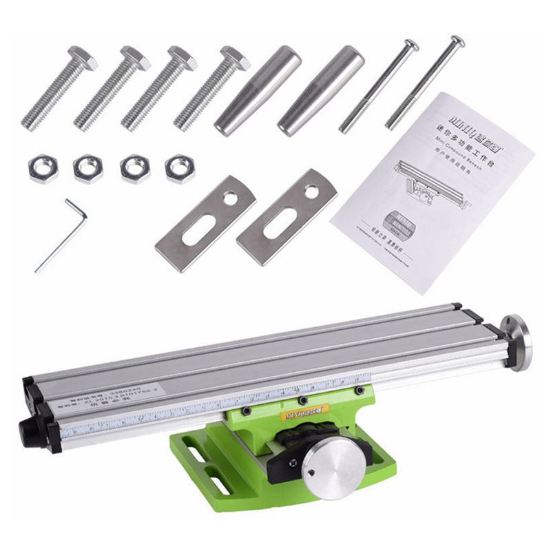 Mini Precision Multifunction Worktable BG6300 Bench Vise Fixture Drill Milling Machine X and Y-axis Adjustment Coordinate Table