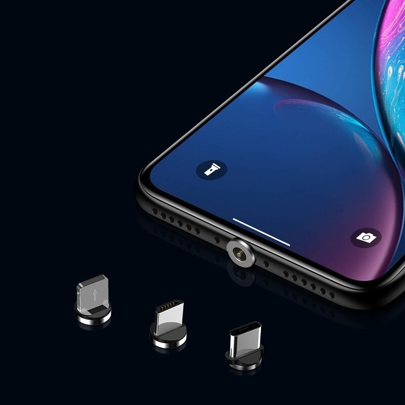 Spina per cavo magnetico tipo C colonna vertebrale micro USB C adattatore per ricarica rapida telefono micro Usb tipo-c magnete caricabatterie spina per colonna vertebrale iphone