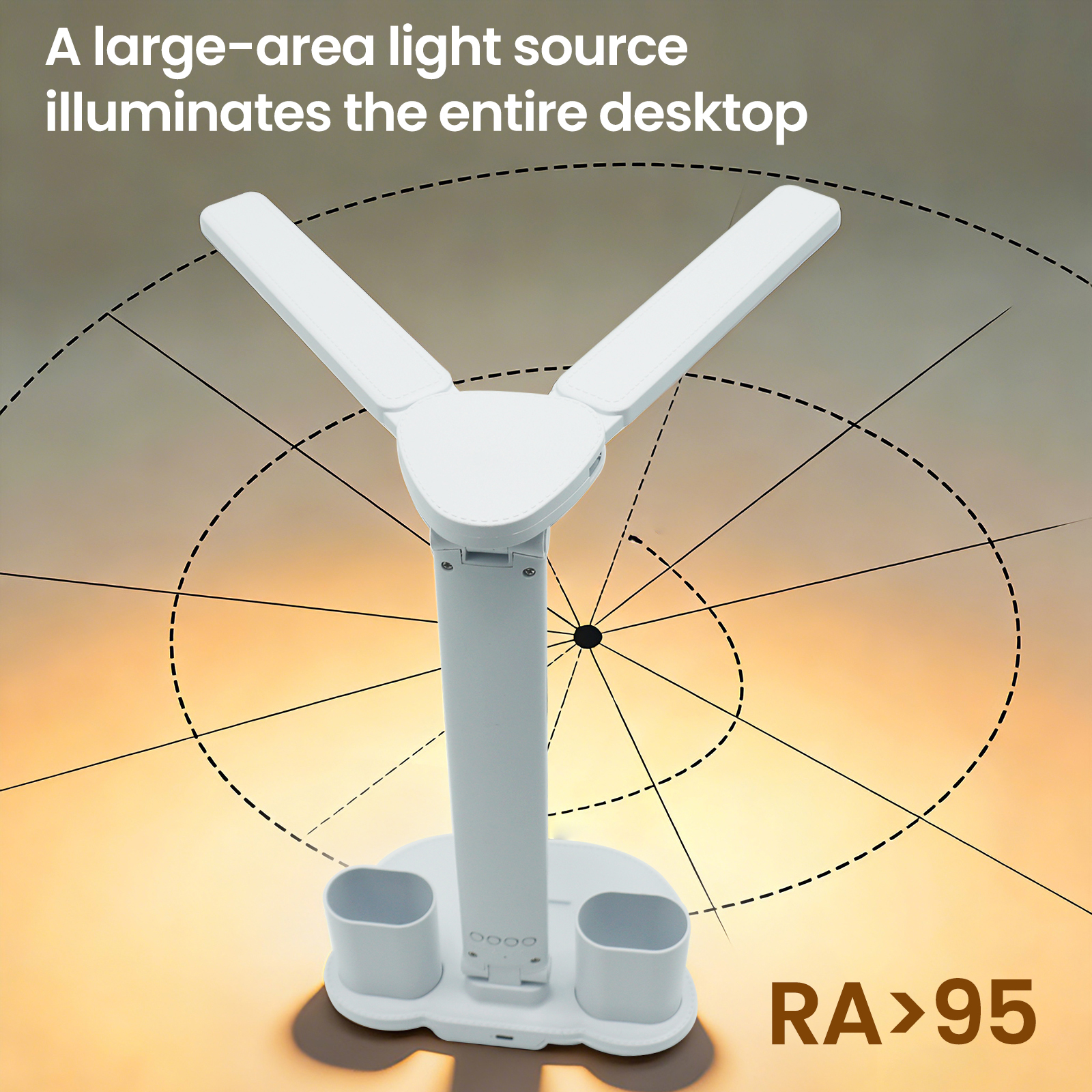 Aanraakbare dimbare LED bureaulamp USB opvouwbaar met oogbescherming CCT leeslamp met wekker nachtlampje kamer huisdecoratie