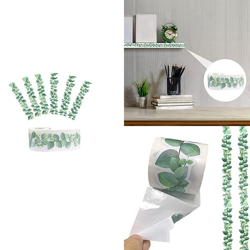 Eukalyptus Pinnwand-Bordüre – 11 M Lang, 7,6 Cm Breit, Zweiseitig Bedruckt, Für Klassenzimmer, Party & Büro