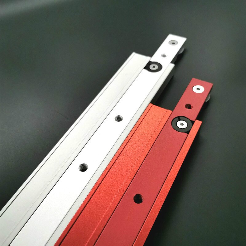 T Tracks Hardware Red Woodworking T Slot Slider Practical Pusher Modification Metal Miter Tool Bar Limit