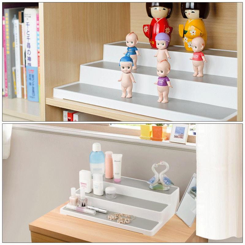 Home Kitchen Pantry 3 Layers Cabinet Organizer Storage Shelf Spice Jar Rack Shelf Organizer Bathroom Accessories Shelves