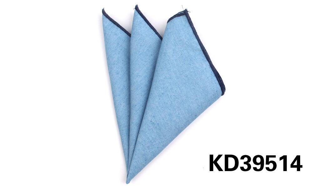 Kostym jeans ficka fyrkantig för män kvinnor denim bröst handduk näsduk herrar näsduk herr kostym näsduk prickar ficka handduk: Kd39514