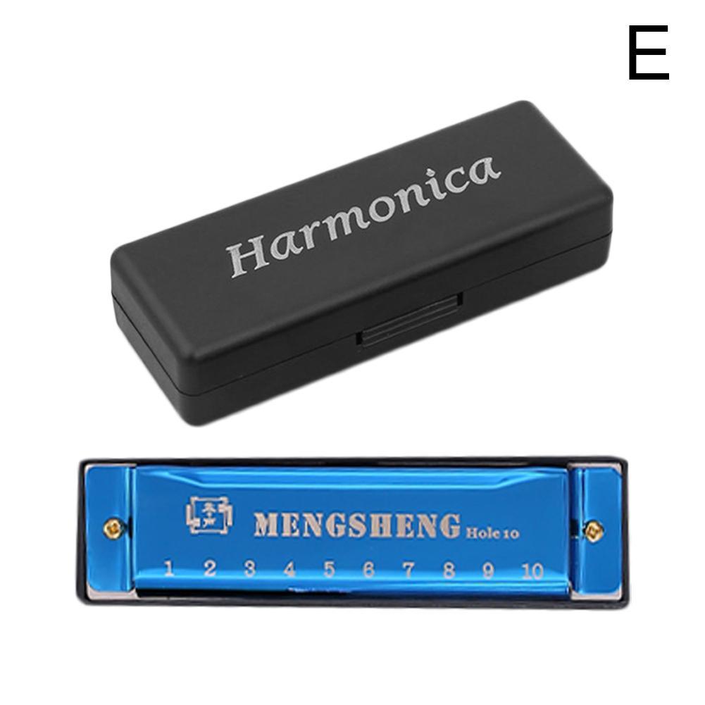 10 Holes For Rock Country Folk Jazz Melodica Swan Diatonic Mouth Organ Blues Instrument Music Woodwind Harmonica Harp W1G0: E