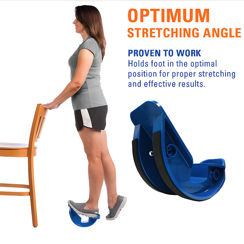 Estirador de pies basculante tobillo pantorrilla tabla de estiramiento Bola de masaje Yoga Fitness ejercicio masaje para tendinitis de Aquiles dolor en el talón