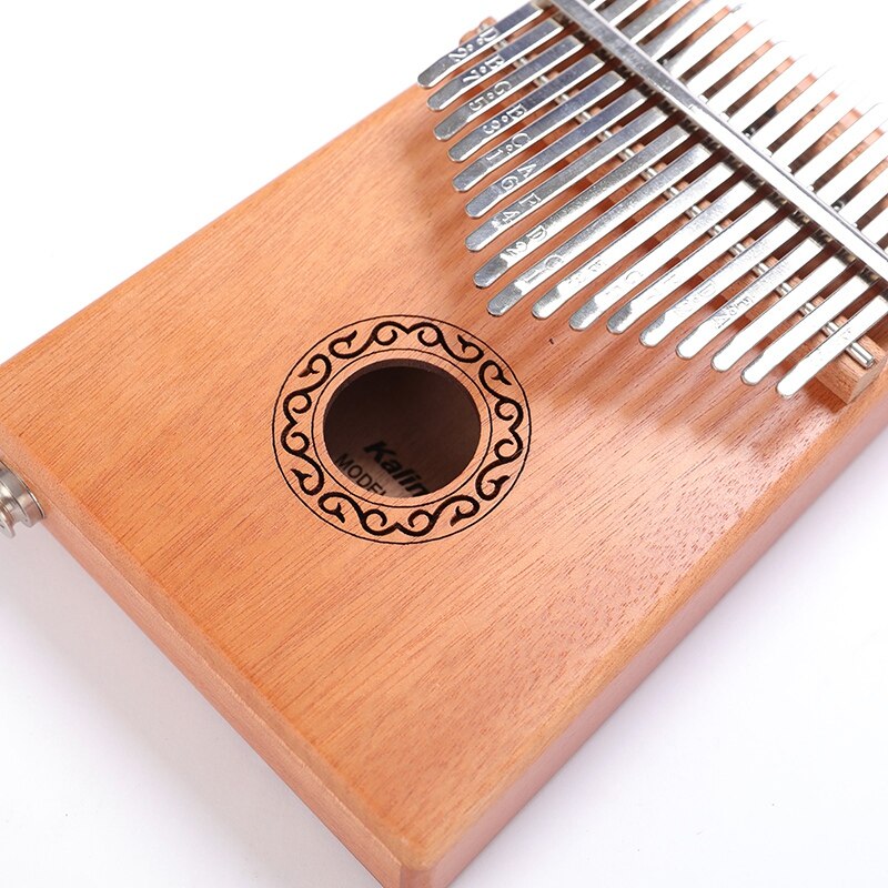 17 Keys Kalimba EQ Thumb Finger Piano Mahogany Musical Instruments Kit Child Beginners Portable Finger Piano