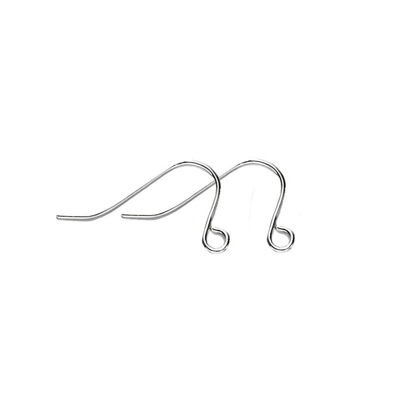50 stuks 925 Sterling Verzilverd Oorbellen Haken Hypoallergeen Anti Allergie Oorbel Sluitingen Veel Voor Diy Sieraden Maken Benodigdheden