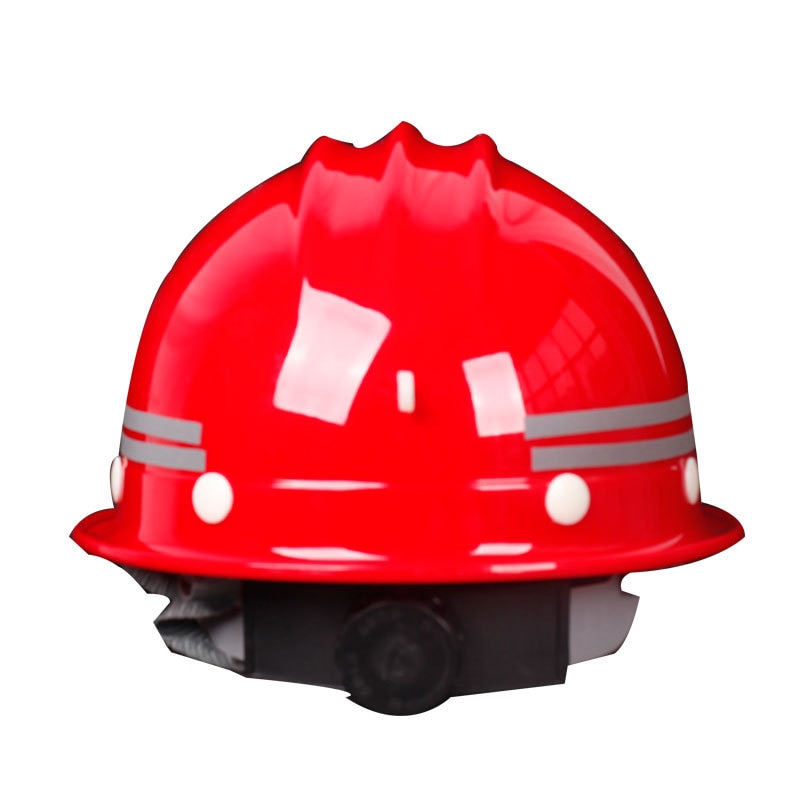 Casquette de sécurité pour la Construction, en plastique pur, avec bande réfléchissante, ajustable pour le travail nocturne, Anti-écrasement sur Site pour électricien