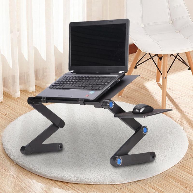 Podstawka do laptopa na łóżko składana podstawka do laptopa stołowa na Tablet z podkładką pod mysz i klips do poślizgu do rysowania kanapa z funkcją spania kanapie roboczej
