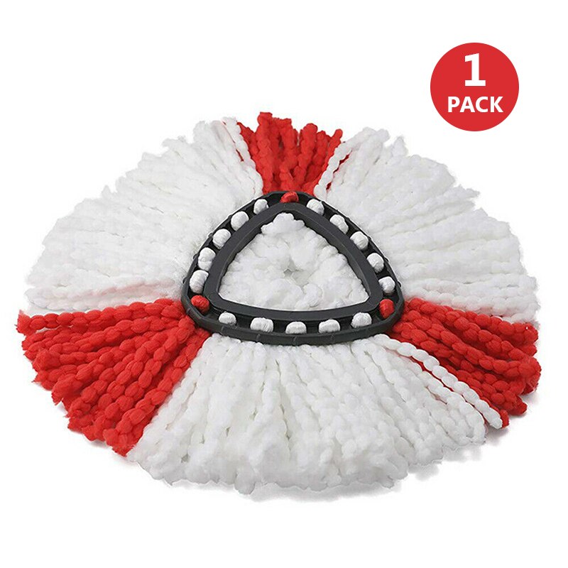 1/3/5PCs Microfiber Mop Clean Refill Replacement Head For Vileda Easy Mop Home Cleaning Tools Mop Accessories: 1 pack Red White