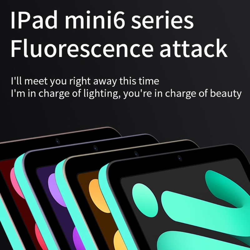Tablet Frame Protector Film Luminous PVC for ipad Series Side Films Compatible Mini 6 Pro Anti Scratches