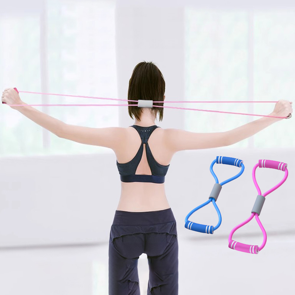 Yoga touw weerstandsbanden voor vrouwen fitness elastische oefenapparatuur praktijk stretching open schouder terug home gym
