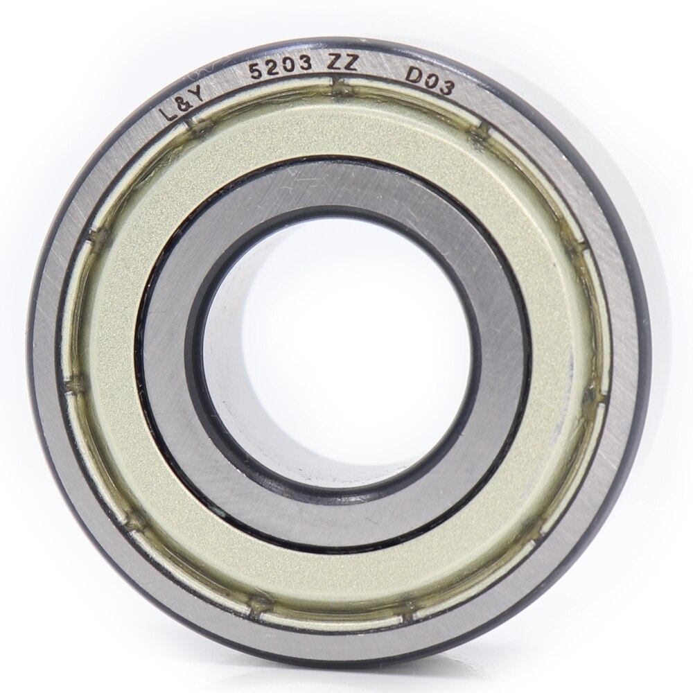 5203 ZZ Bearing 17 x 40 x 17.5 mm ( 1 PC ) Axial Double Row Angular Contact 5203ZZ 3203 ZZ 3056203 Ball Bearings