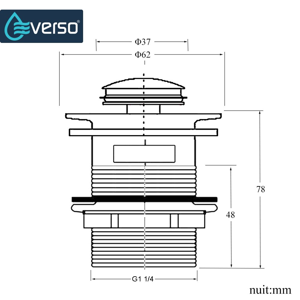 Everso Afvoer Met Overloop Sink Drain Stekkers Gootsteen Zeef Douche Drain Stopper Bad Badkamer Accessoires