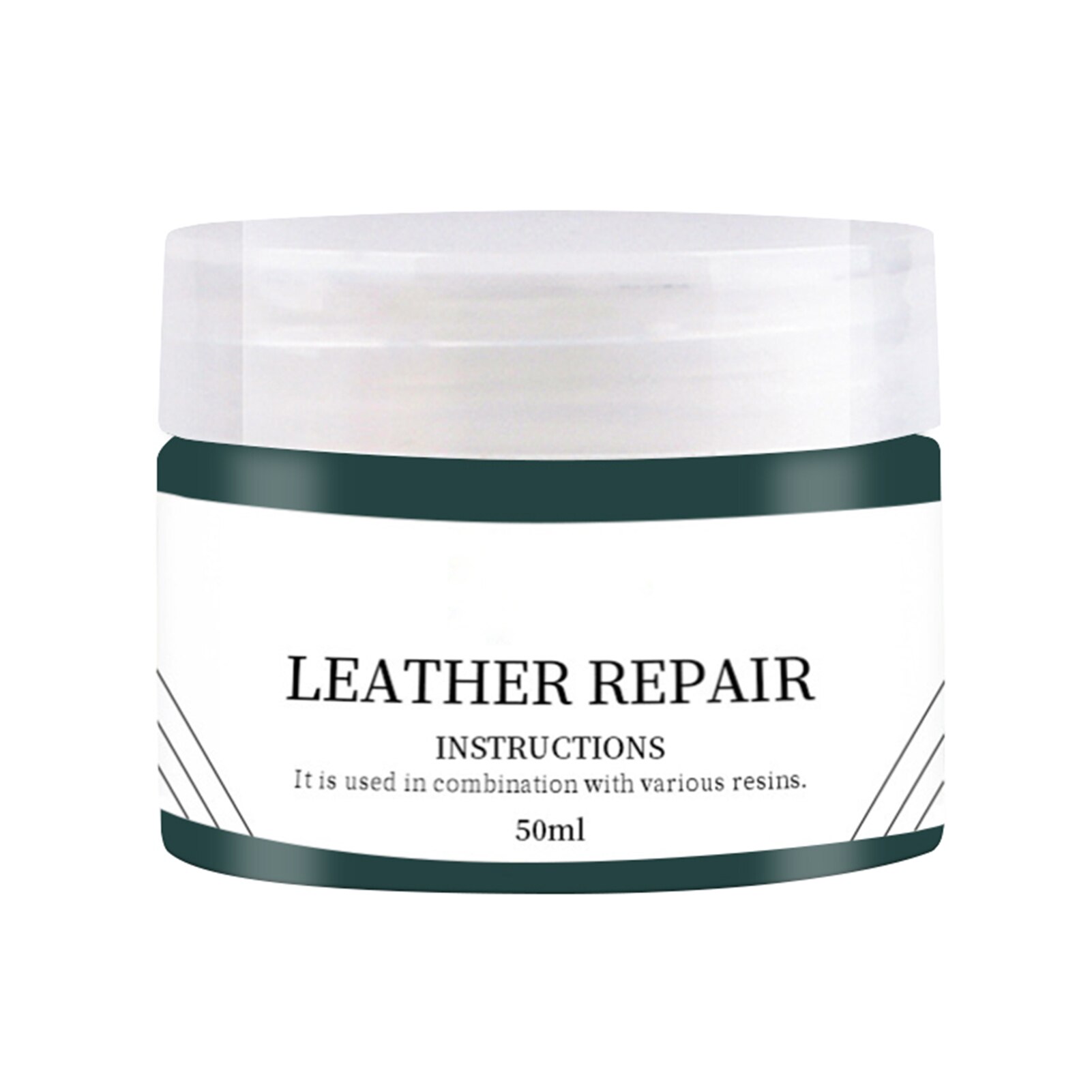 Leather Recolor Cream Repair Gel Scratch Remover for Leather Furniture Sofa Bag Shoes Care Cleaning 50ml TP: Green