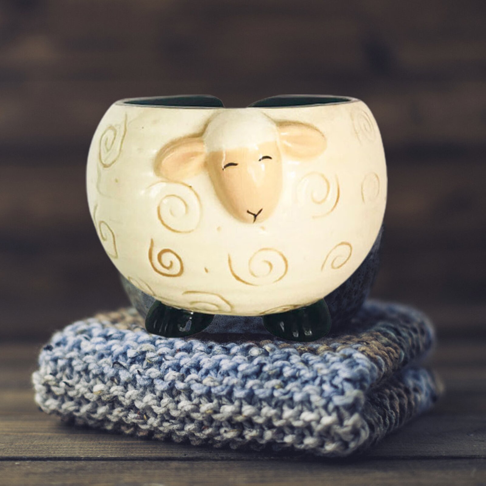 Miska przędzy dzianiny szydełka wełna miska ręcznie szycie robótki ręczne przechowywanie dziania materiały krawieckie organizator