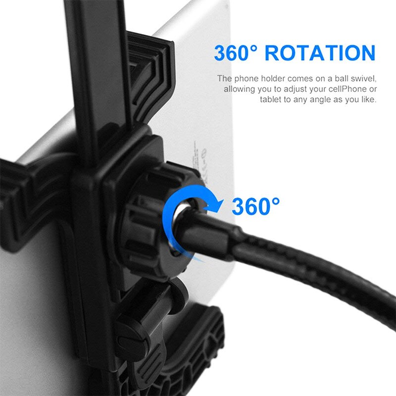 Long Arm Tablet Holder Stand For iPad 4-11 Inch 360 Rotation Strong Metal Lazy Bed Tablet Mount Bracket for iPhone 11 x xs Pro