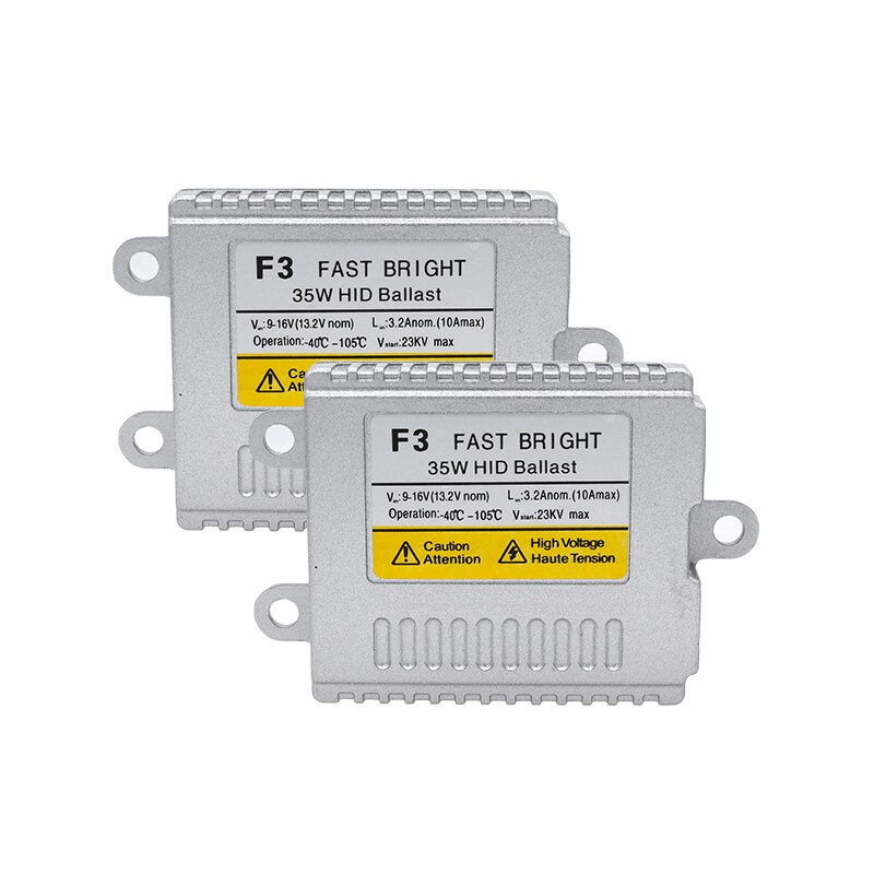 Hidlt 2 stk  ac 12v 35w xenon ballast  f3 raske lyse slanke digitale blokker tenning elektronisk ballast for hid kit xenon  h1 h7 h11