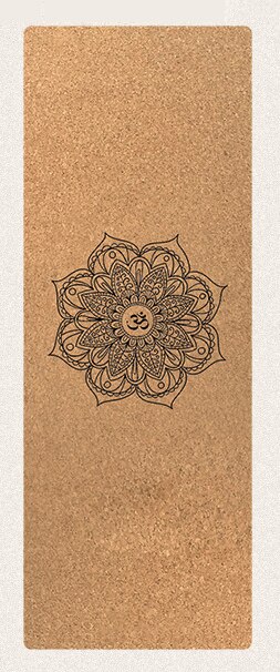 Yoga Mat - 183cm x 61cm x 3.5mm - Natural Rubber - Non-Slip, Odorless, Sweat-Absorbent: Gold