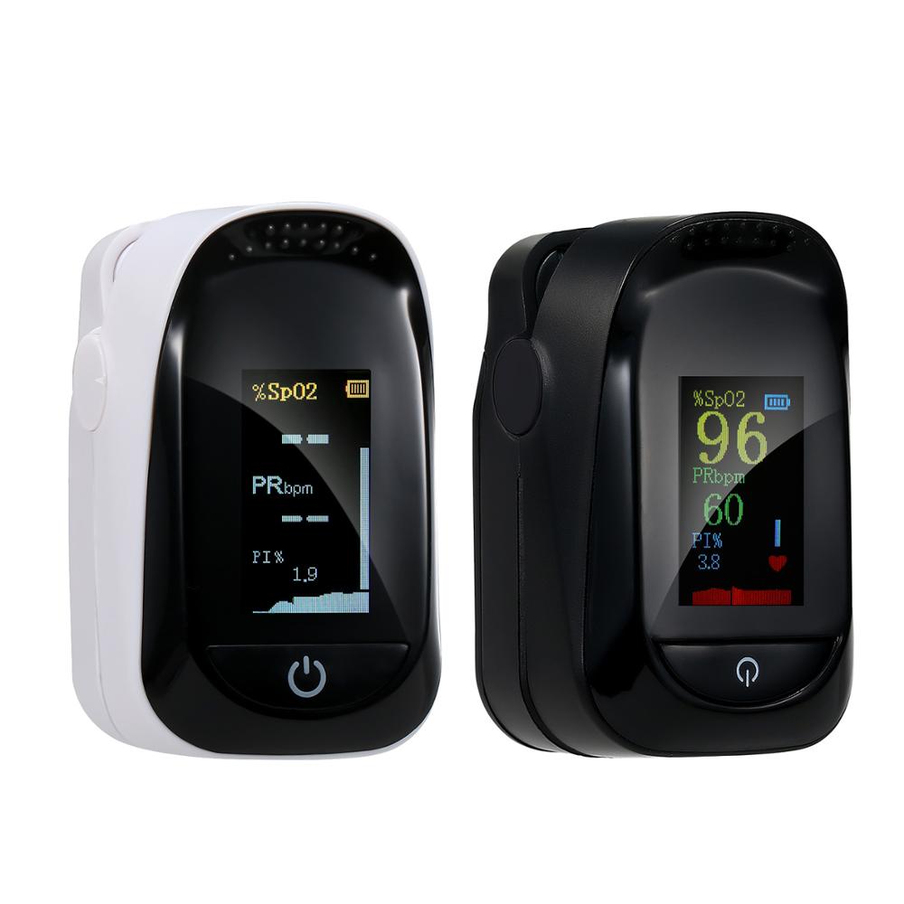 Draagbare Pulsoximeter Precieze Bloed Verzadiging Detector Tft Display Lezen Thuis/Sport Met Doos Touw 8S In Slapen modus