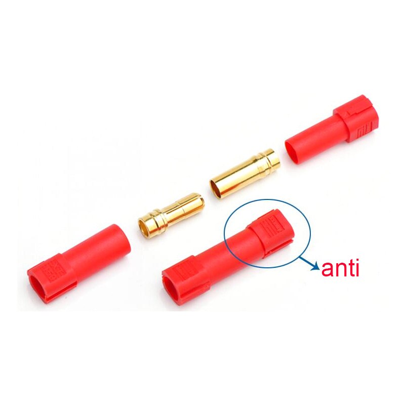 3 par samlade  xt150 kontakter adapter 6mm hane/hona pluggar högklassade förstärkare för rc lipo batteri