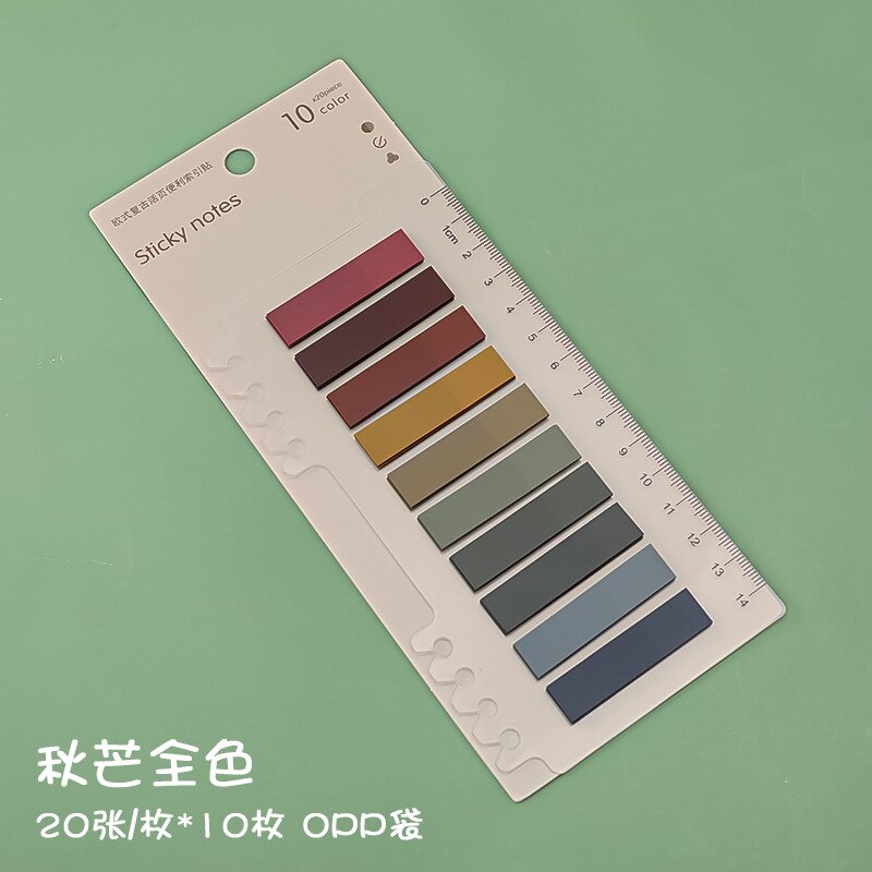 50sheets Stationery Transparent Post Notes with Strong Stickiness,Tearable Notes, Small Notebooks for Students,Notepads Memo Pad: B01